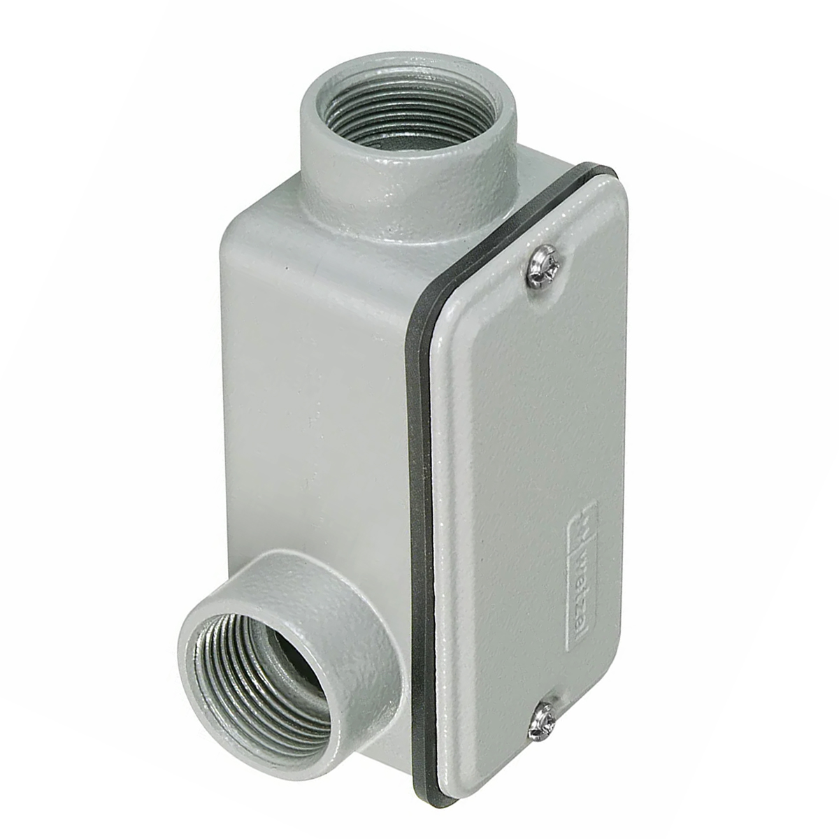 Condulete Alumínio Fixo Tipo Ll 1/2 Com Rosca Bsp Com Tampa Com Vedação Ip54 - Wetzel