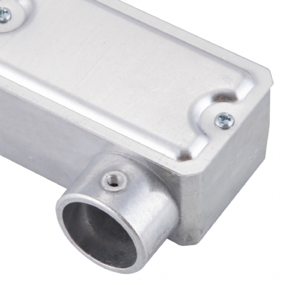 Condulete Alumínio Fixo Tipo Ll 1 Polegada Sem Rosca Com Tampa Sem Vedação - Wetzel