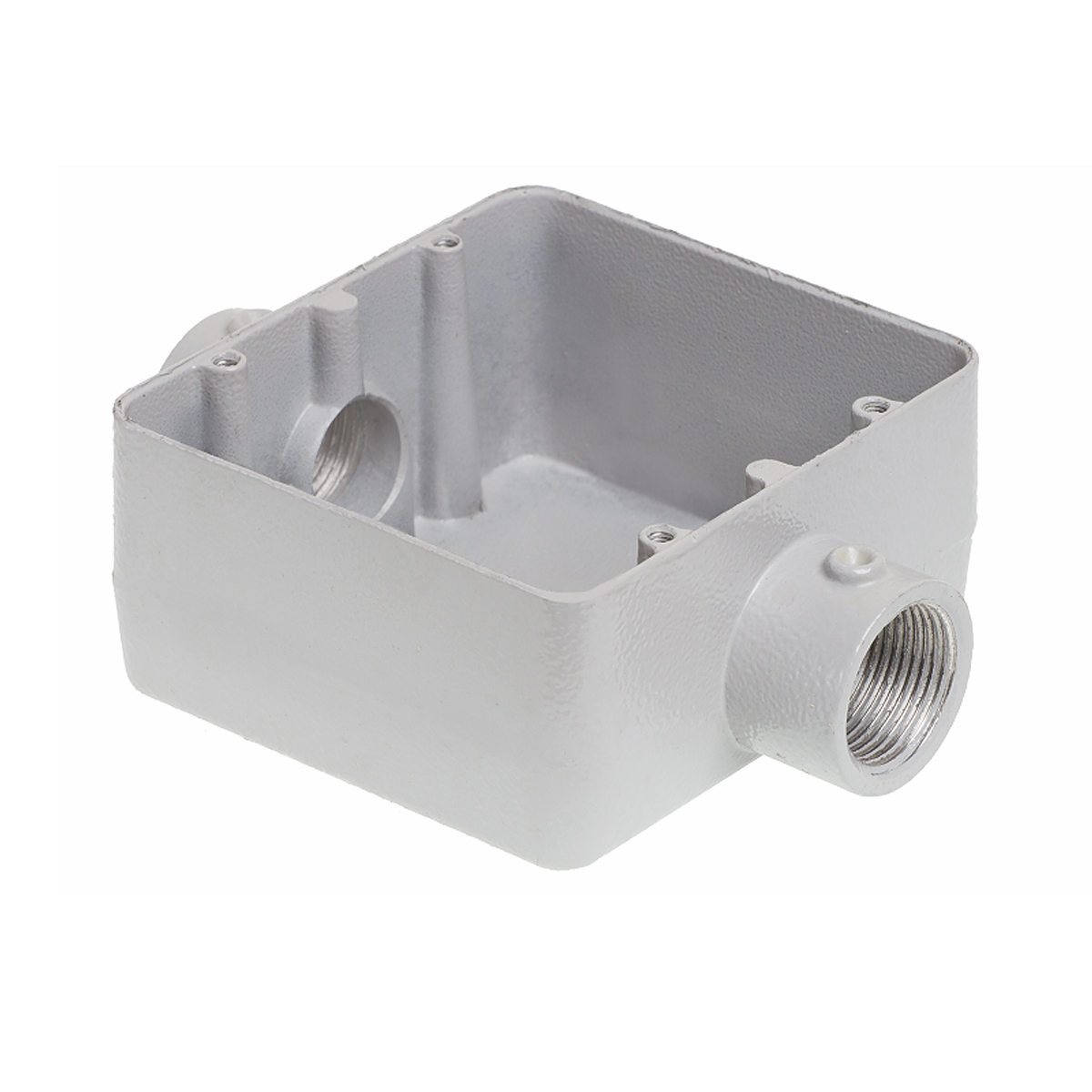 Condulete Alumínio Duplo Tipo C 3/4 Polegadas Com Rosca Bsp Sem Tampa Sem Vedação - Wetzel