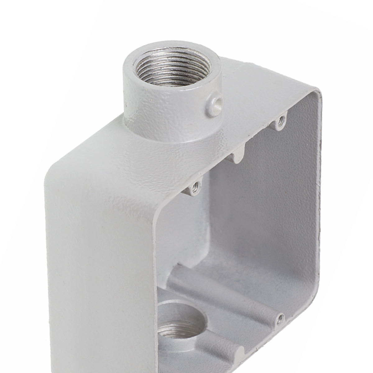 Condulete Alumínio Duplo Tipo C 3/4 Polegadas Com Rosca Bsp Sem Tampa Sem Vedação - Wetzel