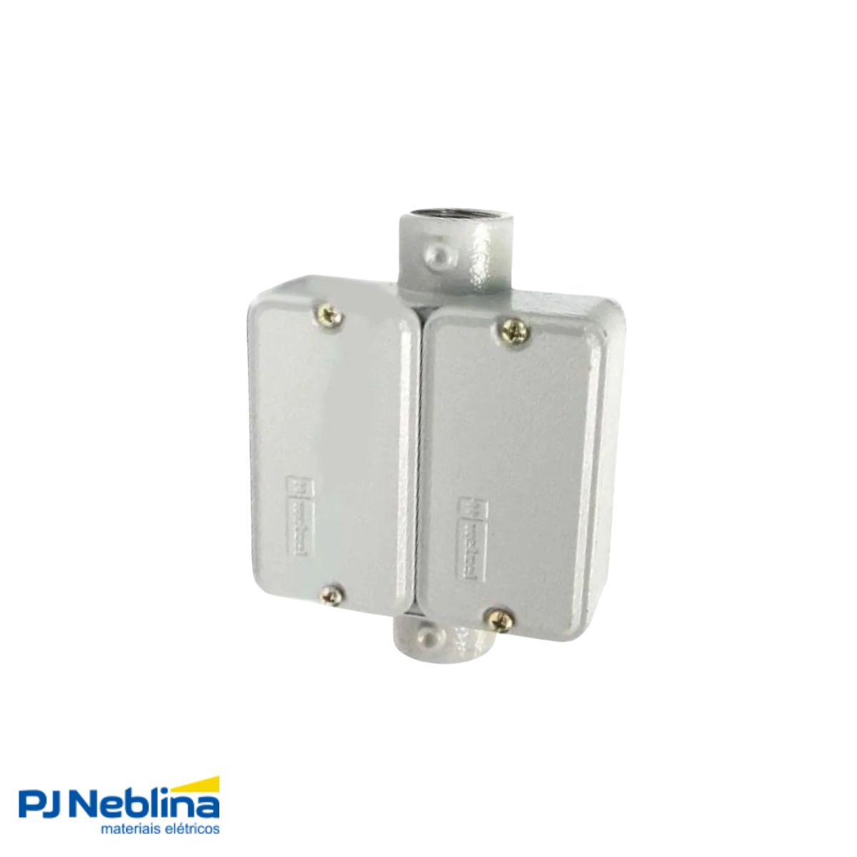 Condulete Aluminio Duplo Tipo C 3/4 C/rosca Bsp C/pintura Cz