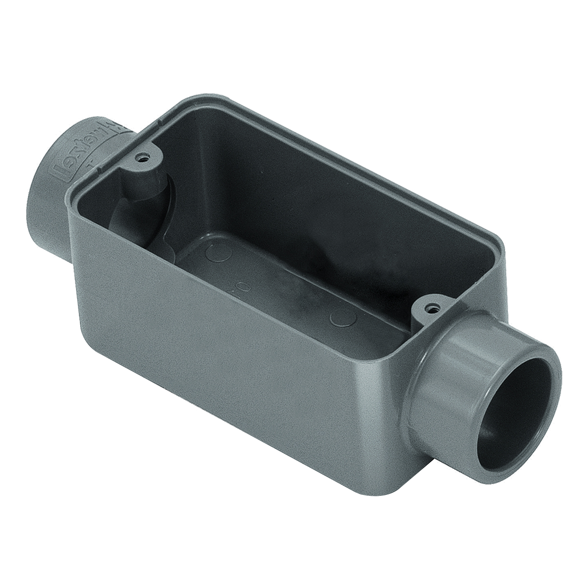 Condulete Pvc Fixo Tipo C 1/2 Sem Rosca Cinza Sem Tampa Sem Vedação - Wetzel