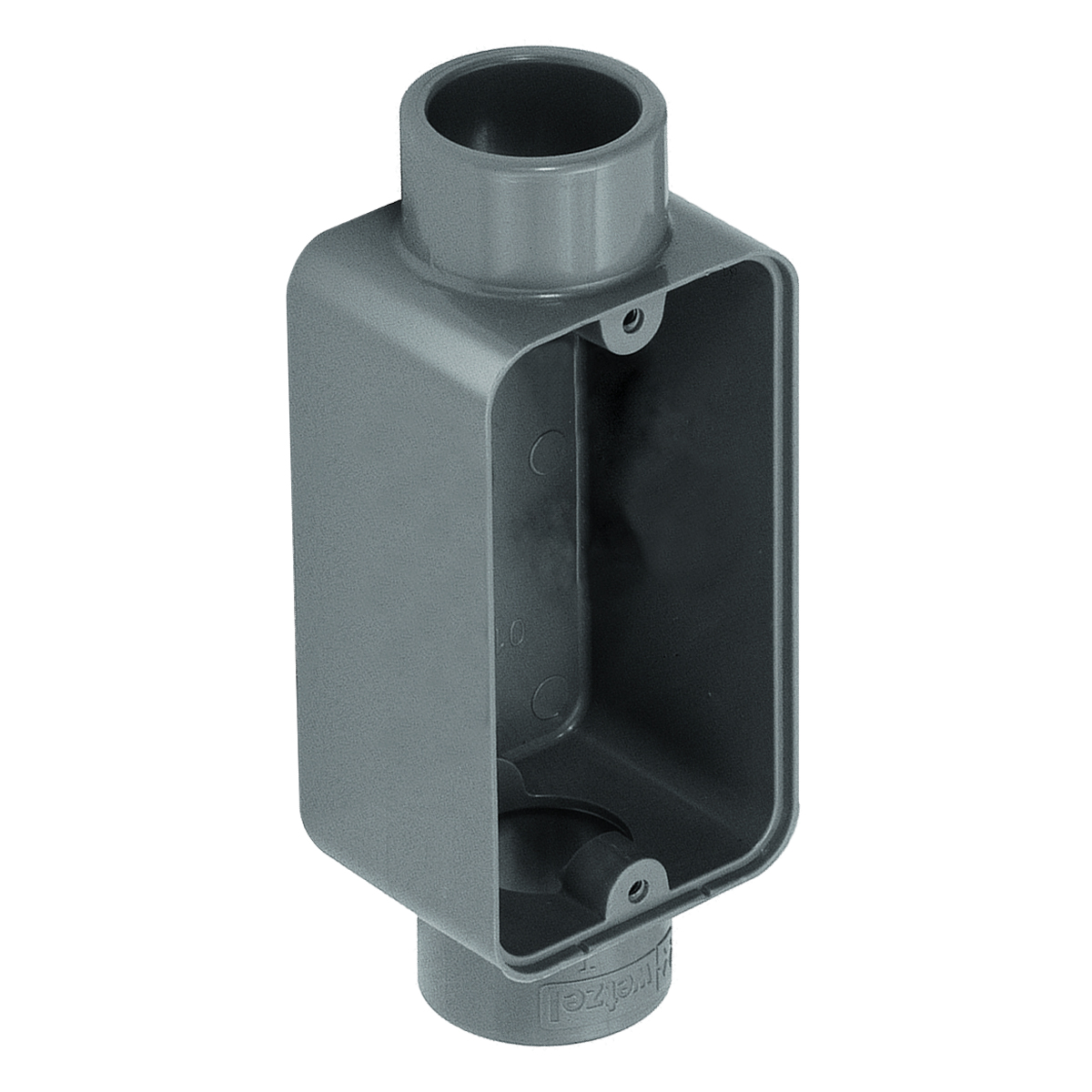 Condulete Pvc Fixo Tipo C 1/2 Sem Rosca Cinza Sem Tampa Sem Vedação - Wetzel