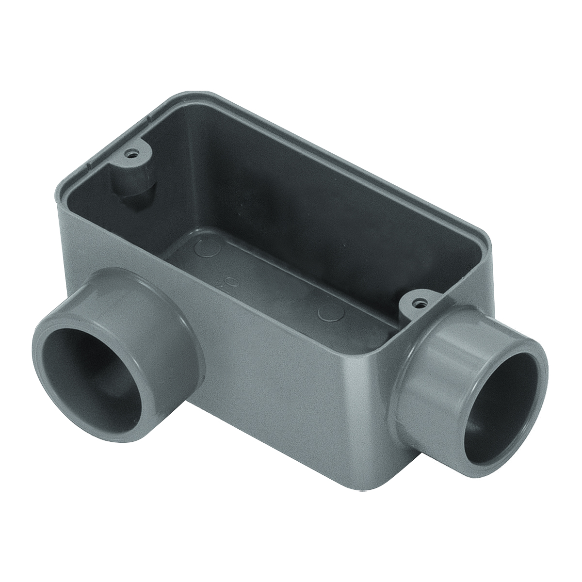 Condulete Pvc Fixo Tipo Ll 1 Polegada Sem Rosca Cinza Sem Tampa Sem Vedação - Wetzel