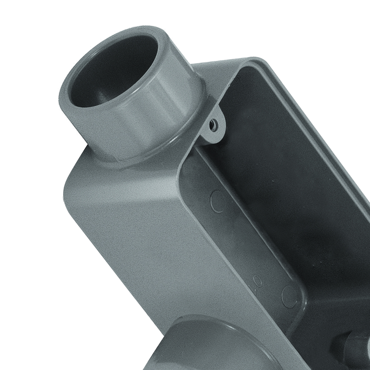 Condulete Pvc Fixo Tipo Ll 1 Polegada Sem Rosca Cinza Sem Tampa Sem Vedação - Wetzel