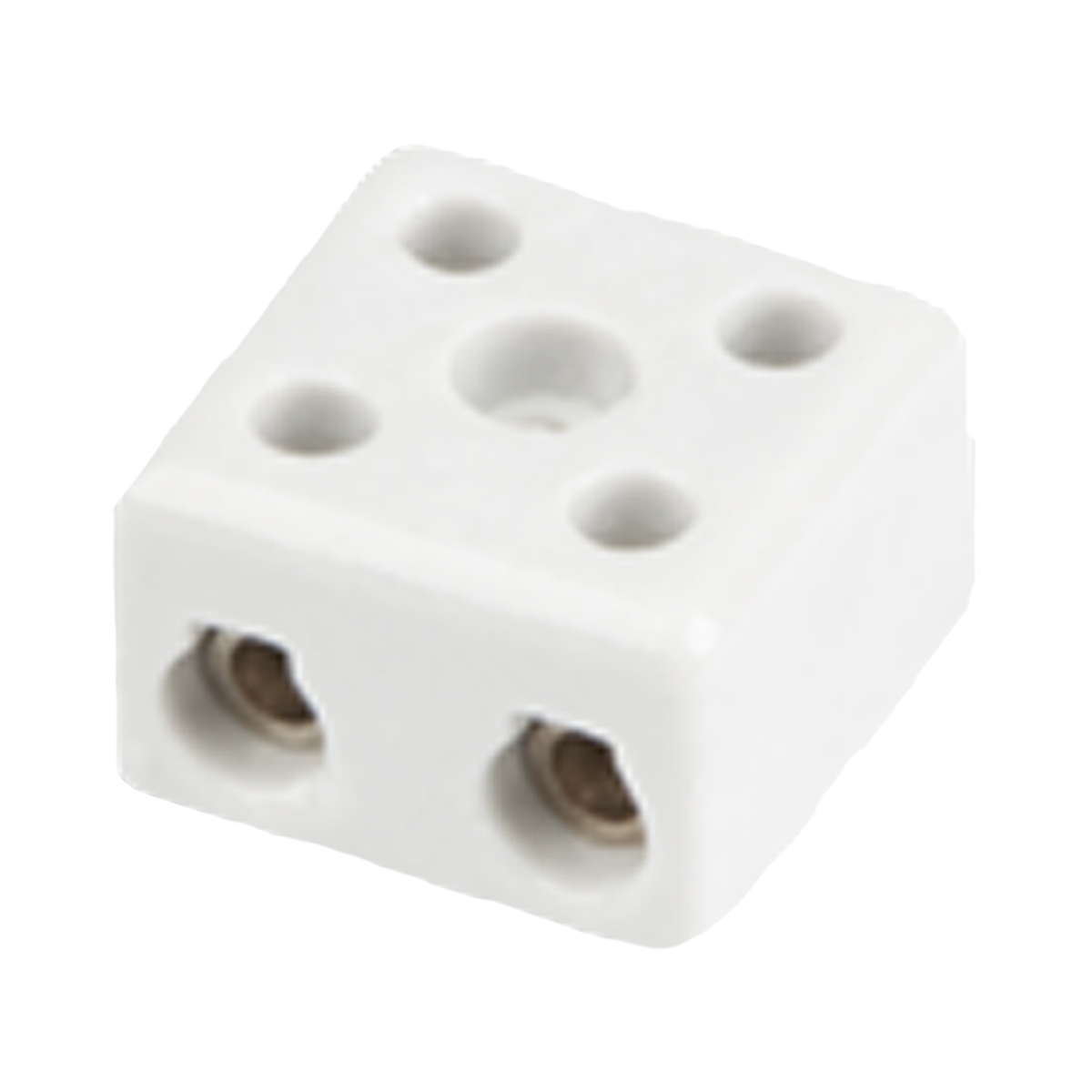 Conector Múltiplo Porcelana 50A 600V 2 Bornes 16Mm 350G Branco Rondal - Sindal