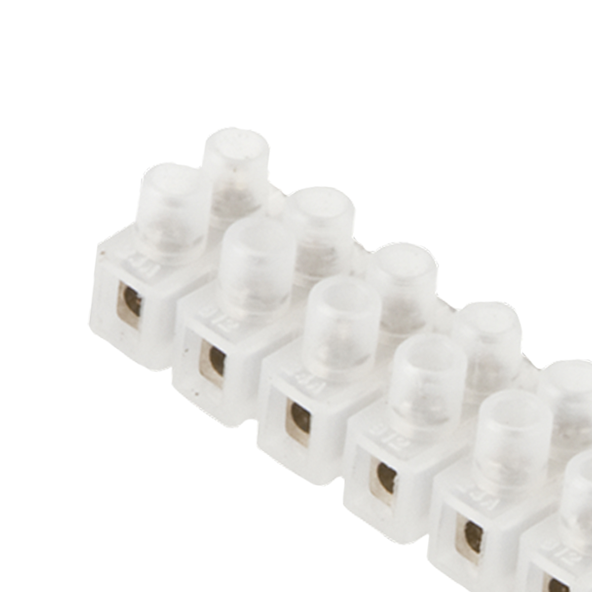 Conector Múltiplo Polietileno 24A 250V 12 Bornes 4,00Mm 70G Branco 812 - Sindal
