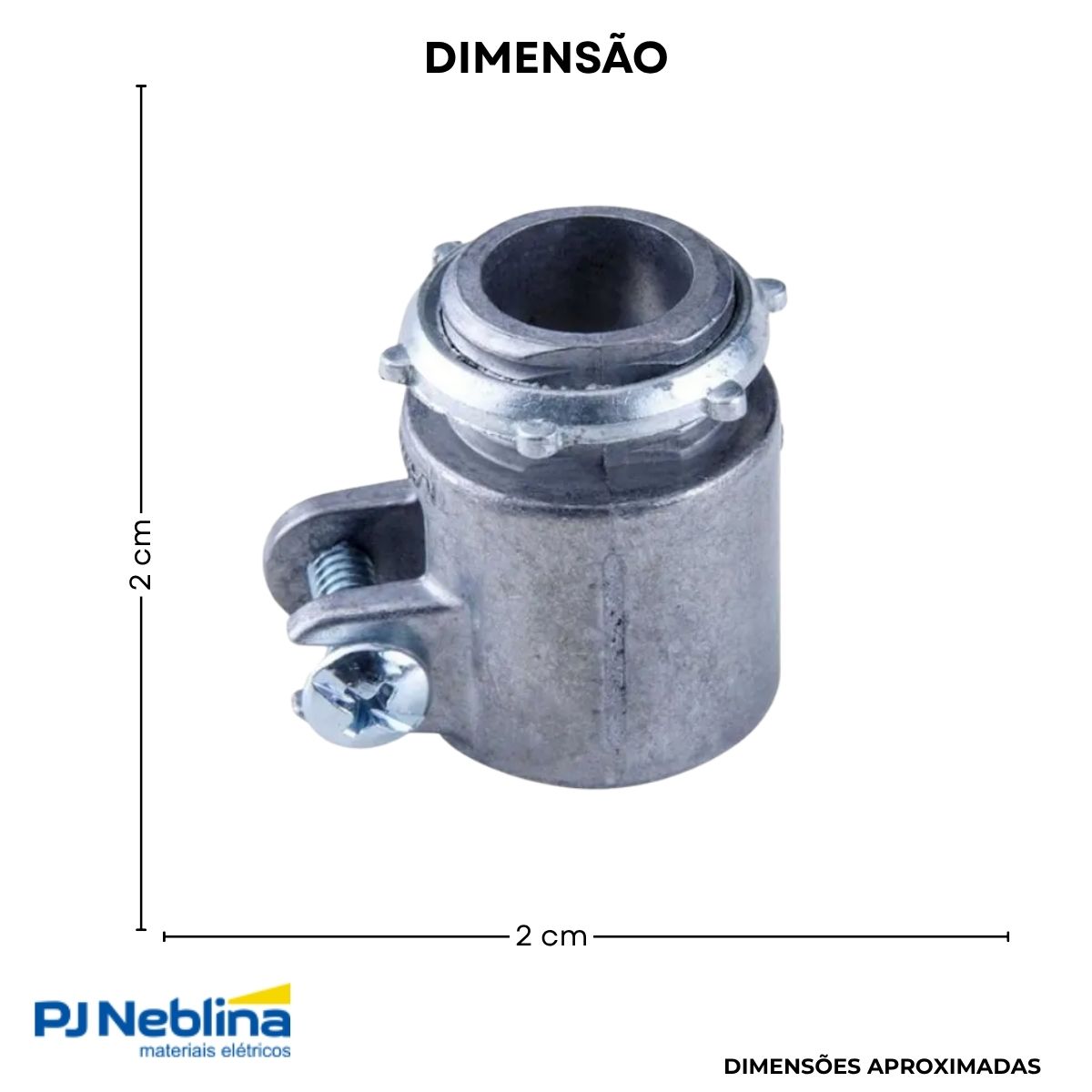 Box Alumínio Reto 1/2 Bsp - Wetzel
