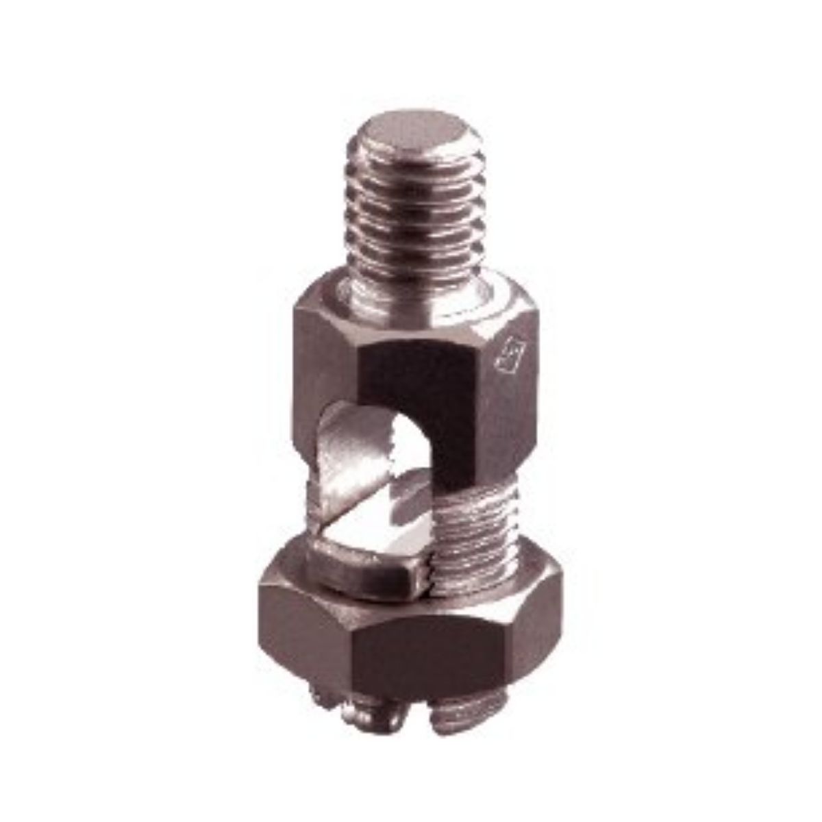 Conector Parafuso Fendido Split-Bolt Rabicho 50Mm Latão Estanhado Rosca 3/8 602600 Magnet