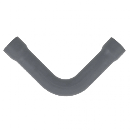Curva Pvc Para Eletroduto Aparente 90G 1 Polegada Com Bolsa Cinza Sem Rosca - Wetzel