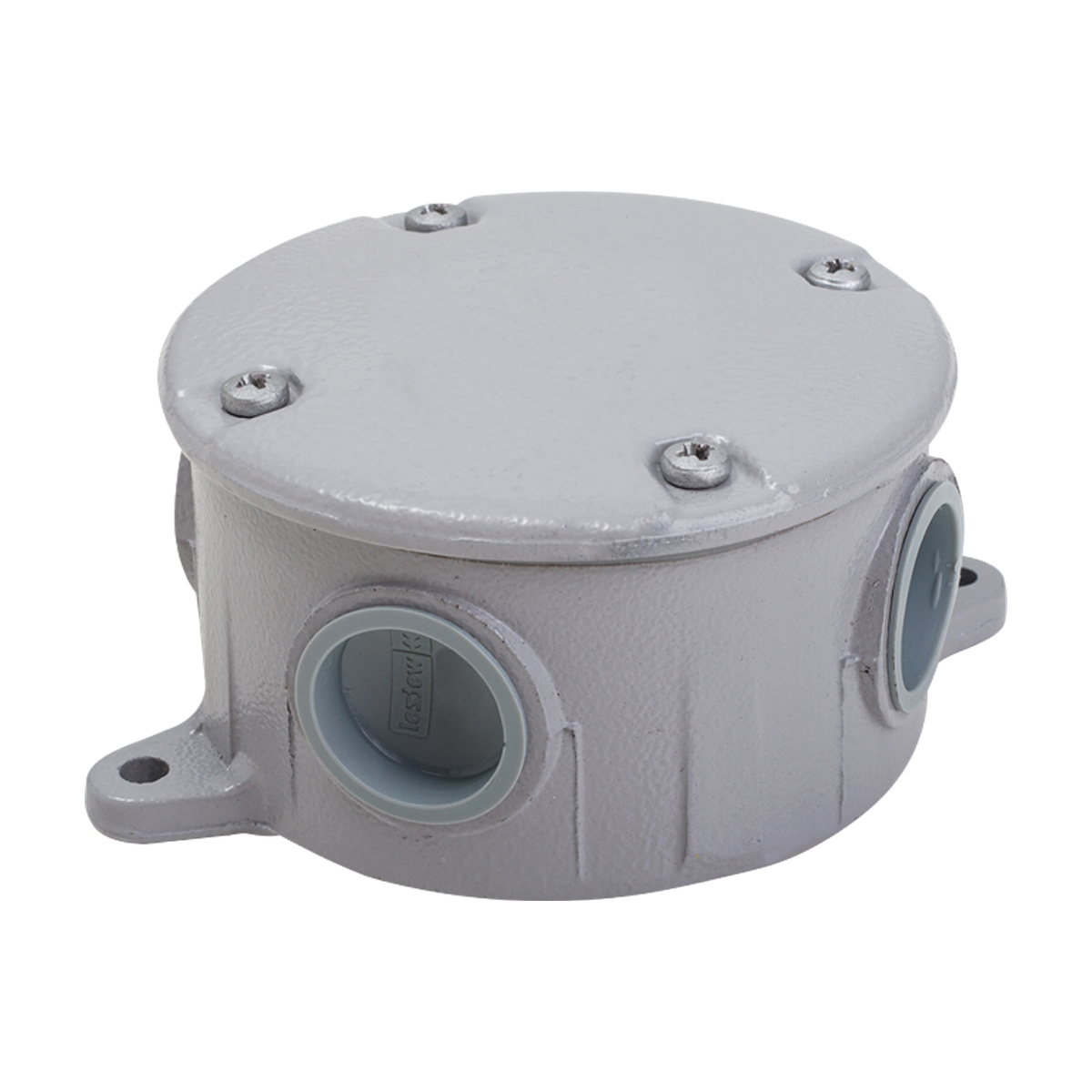 Caixa Ligação Redonda Sobre CPreto10/Mx-20 105X58X25mm 1 Polegadas Cinza - Wetzel