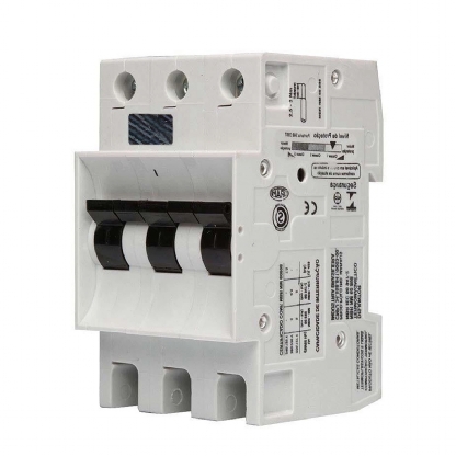 Disjuntor Mini Din Tripolar 4A Curva C 3Ka 220/380V 5SX13047 - Siemens