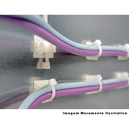 Fixador Auto-Adesivo Lkcsa 32X24,9X7mm Natural 1000 Unidades - Hellermann