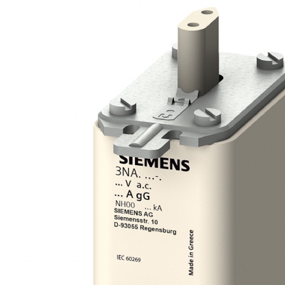 Fusível Nh Retardado T-00 125A 500Vca 120Ka 3NA3832 - Siemens