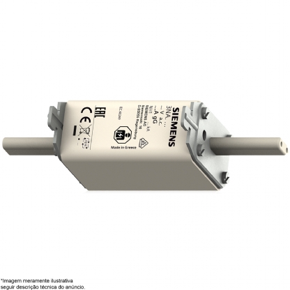 Fusível Nh Retardado T-1 125A 500Vca 3NA3132 - Siemens