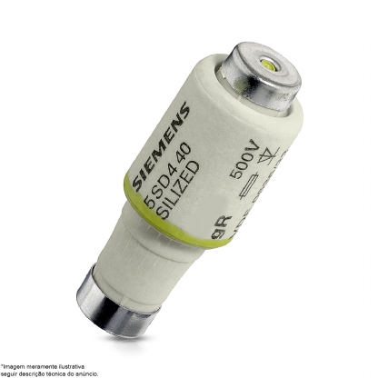 Fusível Silized Rápido Dii 20A 500Vca 50Ka 5SD430 - Siemens