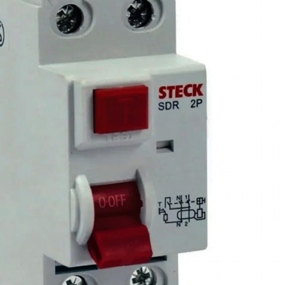 Interruptor Diferencial Residual Bipolar 25A 30Ma SDR22530 - Steck