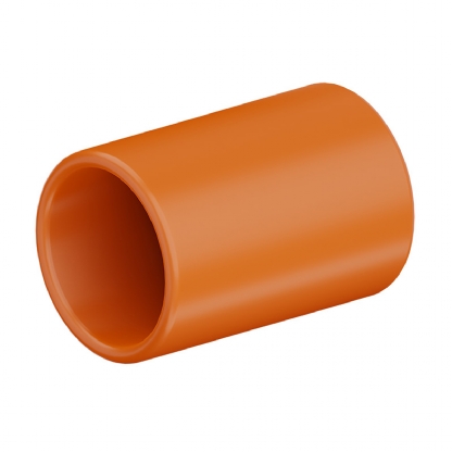 Luva Pressão Tigreflex Pvc 3/4 Polegadas 25mm Cinza Nova Cor Laranja - Tigre