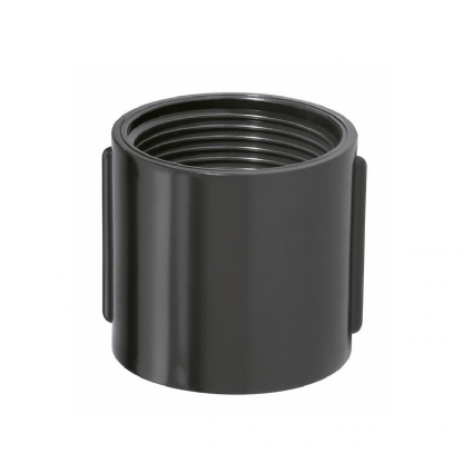 Luva Eletroduto Roscavel Pvc 1 Polegada Preto - Amanco