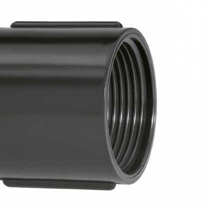 Luva Eletroduto Roscavel Pvc 3/4 Polegadas Preto - Amanco