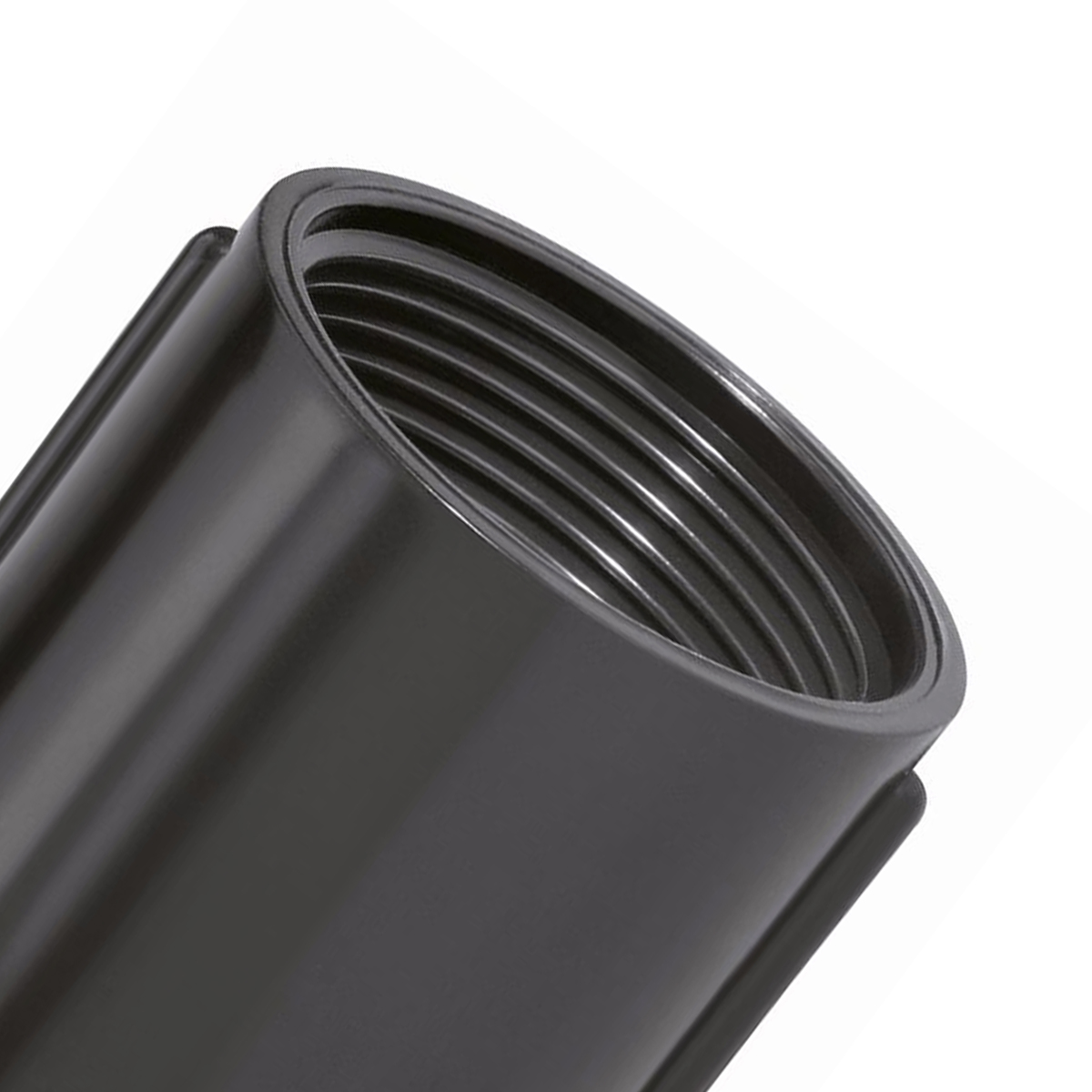 Luva Para Eletroduto Pvc 4 Polegada Preto Com Rosca - Amanco