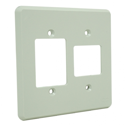 Placa Acabamento 5 Postos 4X4 Silentoque Cinza - Pial