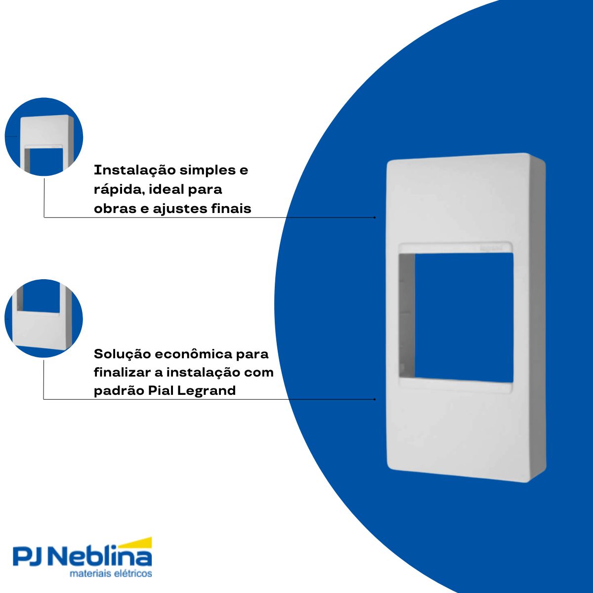 Placa Canaleta Mod Pialplus 2 Postos Bc C/suporte Dlp P/cx M