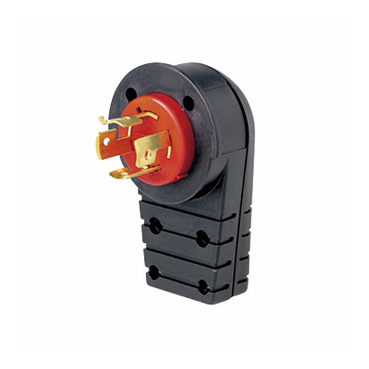 Plug Macho Com Trava Termoplástico 3P+T 30A 440V Vermelho/Preto Com Prensa Cabo - Pial