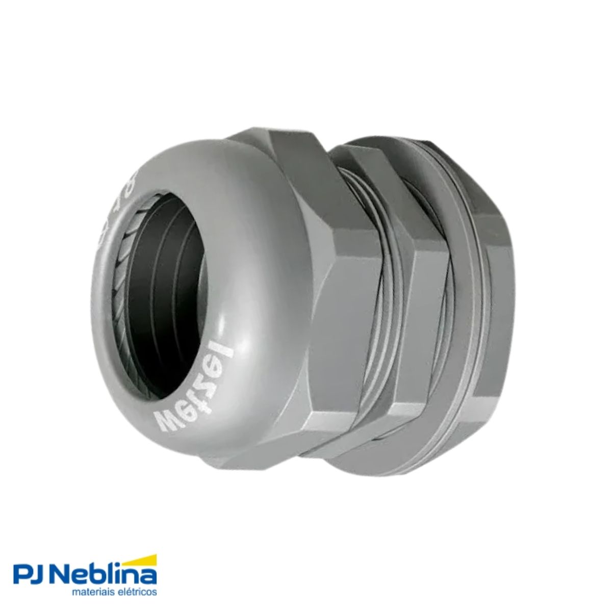 Prensa Cabo 1/2 12,5-15Mm Bsp Alumínio Cinza C/Vedação Ip52 - Wetzel