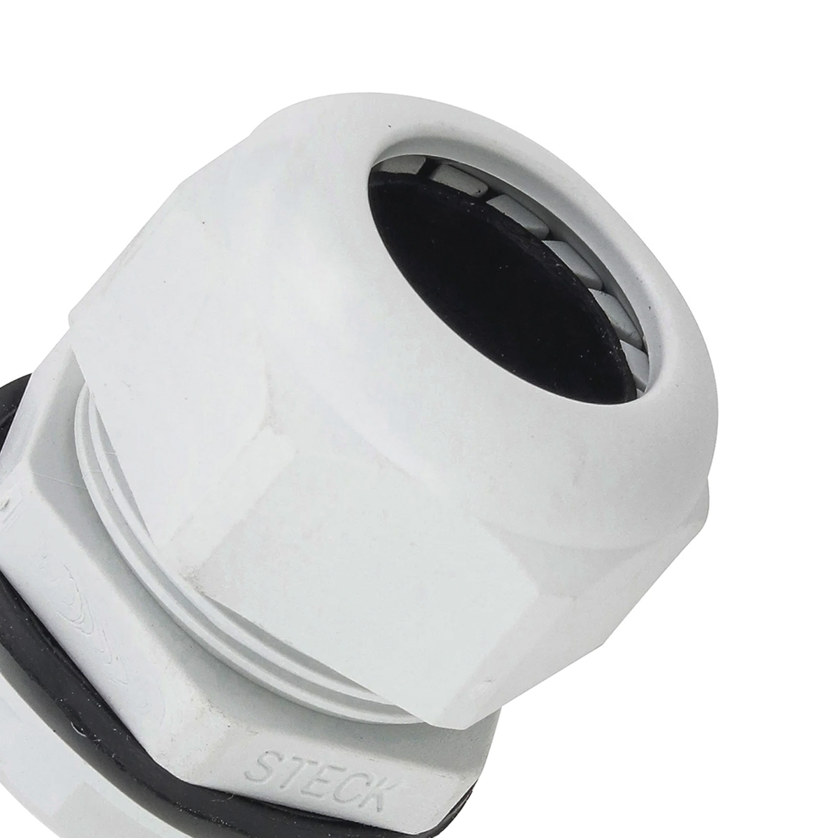 Prensa Cabo Nylon Pg36 Cinza Ip67 Curta - Steck