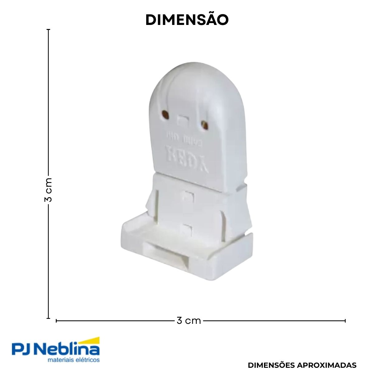 Soquete Lâmpada Pvc Anti-Vibratorio G13 - Redy