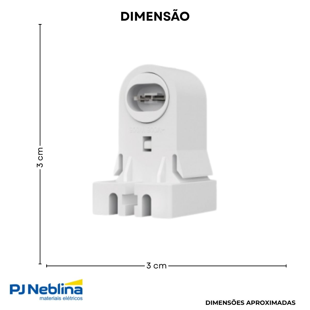 Soquete Lâmpada Pvc Ho Fixo R17D -Redy