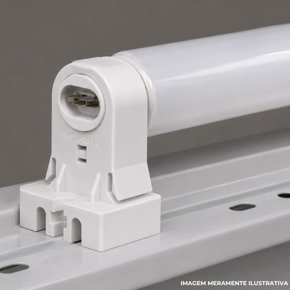 Soquete Lâmpada Pvc Ho Fixo R17D -Redy