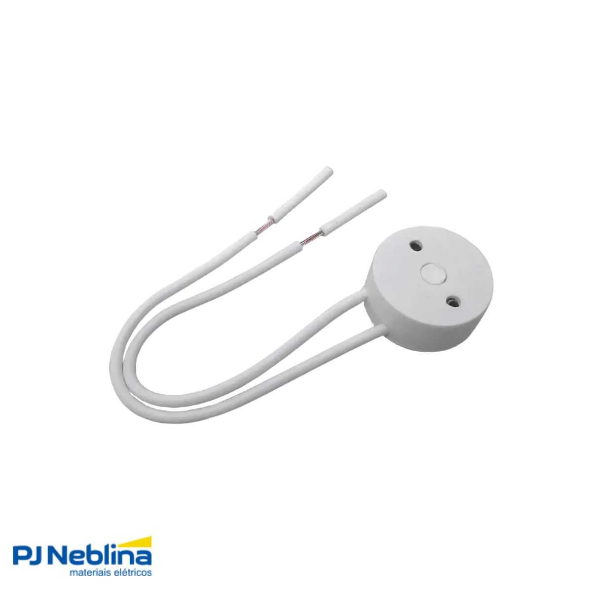 Soquete Lâmpada Pvc C/Rabicho P/Lâmpada Fluorescente G13 Branco - Redy