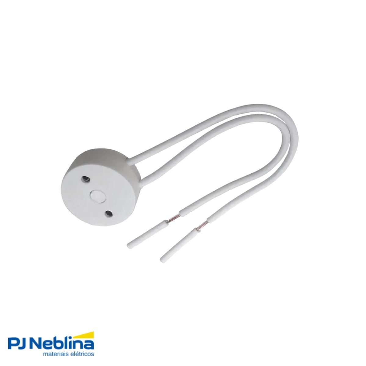 Soquete Lâmpada Pvc C/Rabicho P/Lâmpada Fluorescente G13 Branco - Redy