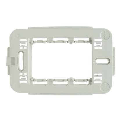 Placa Suporte 3 Postos Horizontal 4X2 - Pialplus