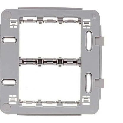 Placa Suporte 6 Postos Horizontal 4X4 - Pialplus