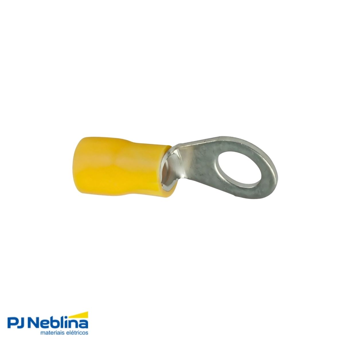 Terminal Olhal 4,00-6,00Mm (12-10Awg) Pré-Isolado Am 1 Furo F=8Mm 5/16 (M8) - Axt