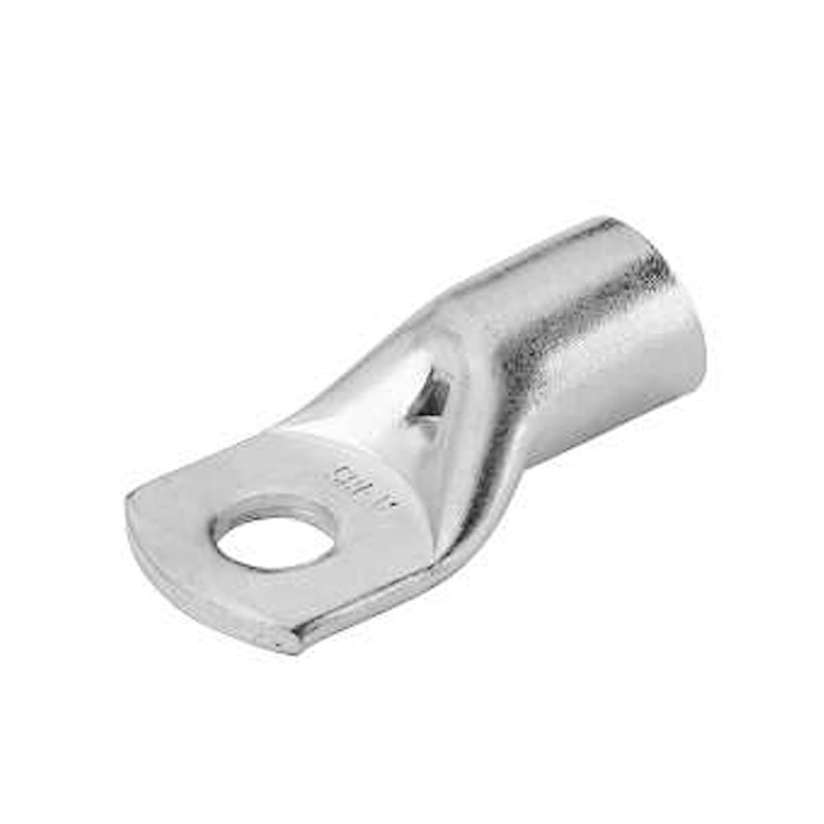 Terminal Compressão Boca Expandida 10Mm 1 Compressão 1 Furo F=6,5Mm 1/4 (M6) Cobre Estanhado Axt