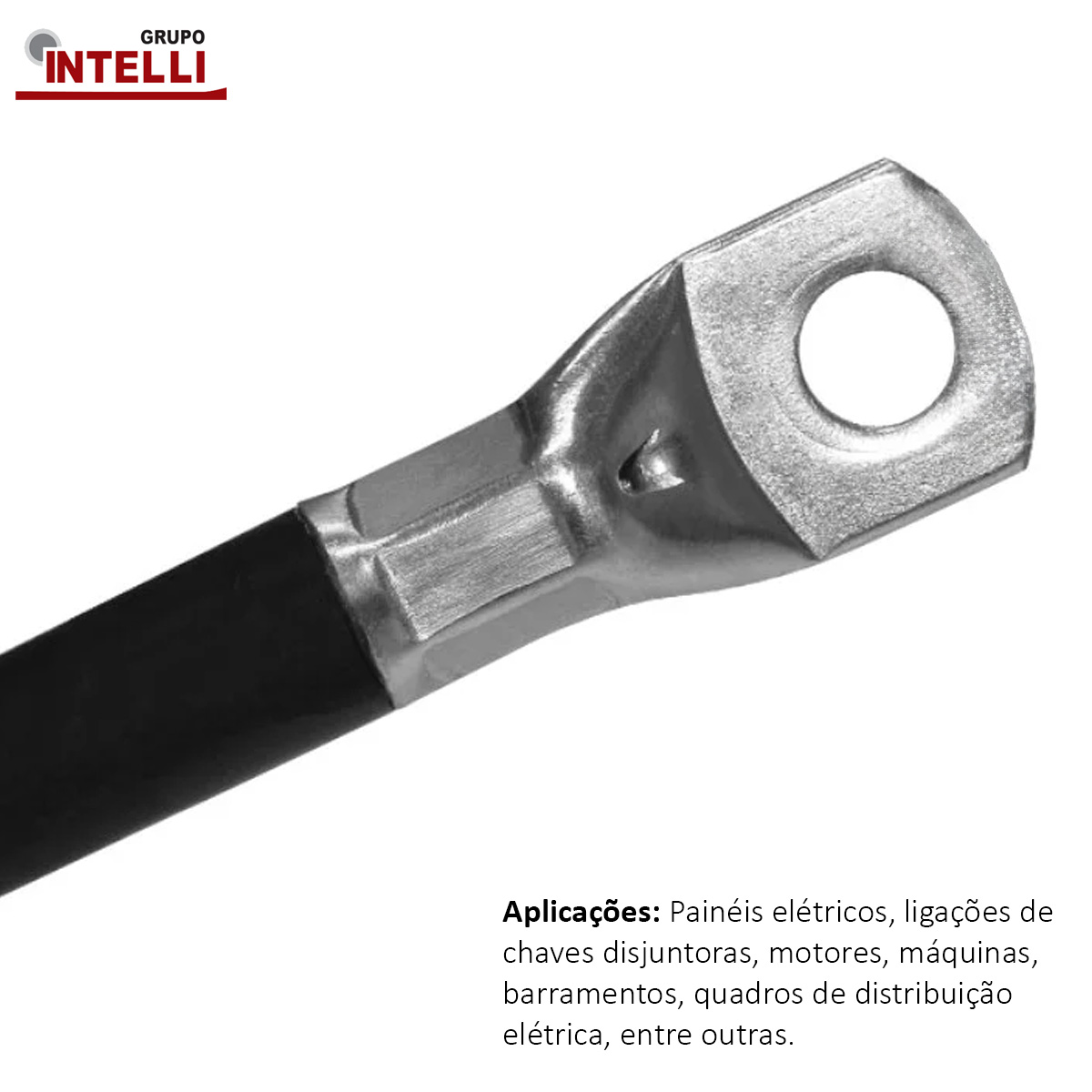 Terminal Compressão 4,00-6,00Mm 1 Compressão 1 Furo F=5,2Mm 3/16 (M5) TM-6-5 Intelli