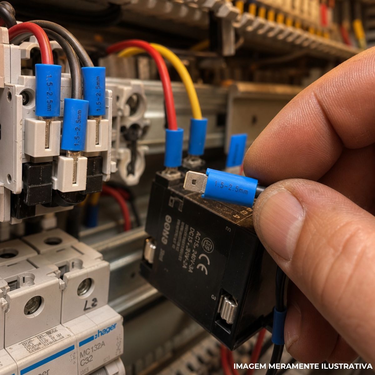 Terminal Femea 4,00-6,00mm (12-10awg) Pre-isolado Am