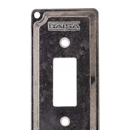 Tampa Alumínio Para Condulete 1 Polegada 1 Posto Sem Pintura Sem Vedação TM100+S - Daisa