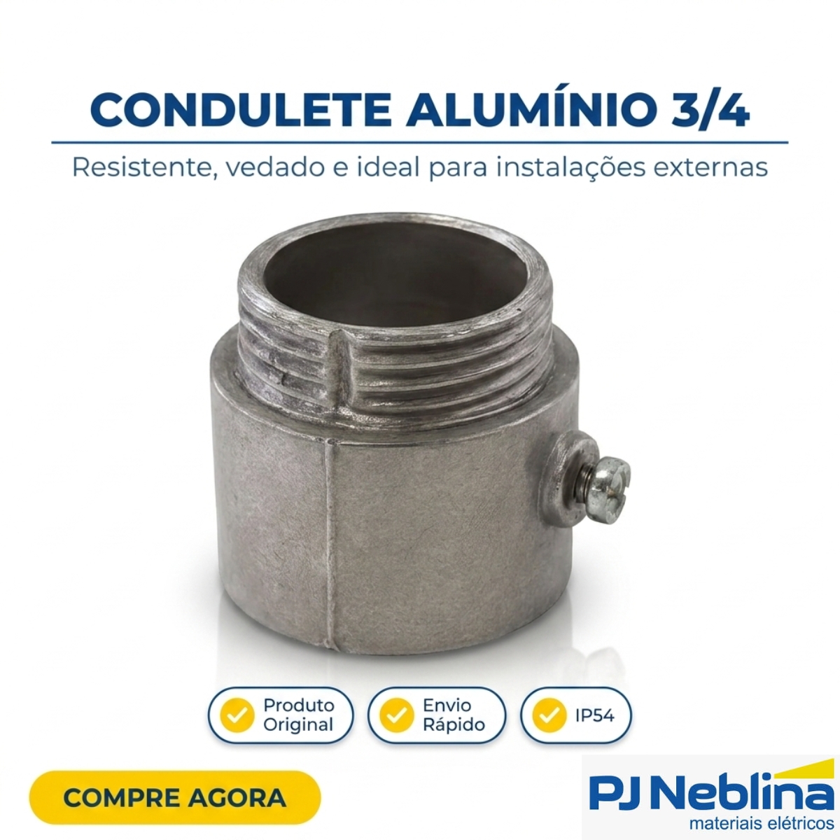 Unidut Cônico Alumínio 2.1/2 Bsp S/Vedação - Daisa