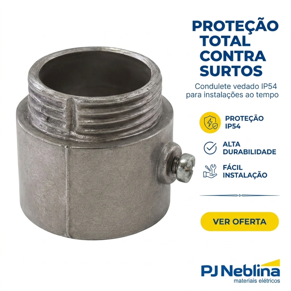 Unidut Cônico Alumínio 2.1/2 Bsp S/Vedação - Daisa