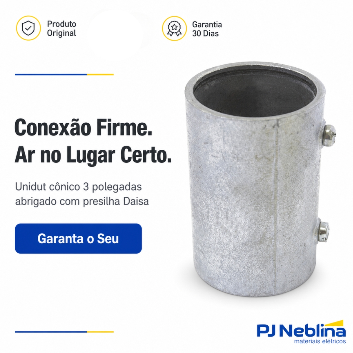 Unidut Cônico Abrigada Interna 3 Polegadas C-Pb Daisa