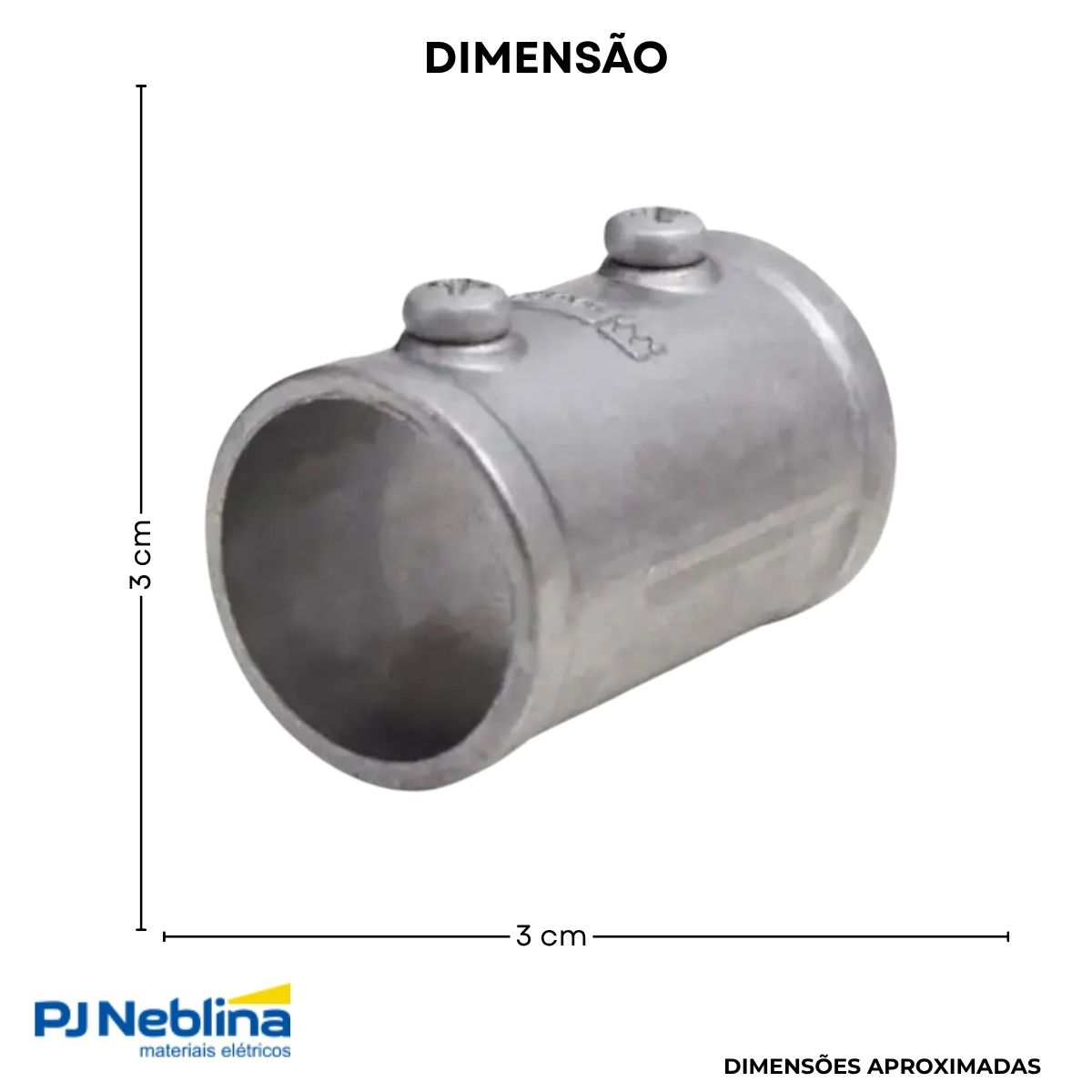 Unidut Reto Alumínio 1Pol S/Rosca S/Vedação - Wetzel