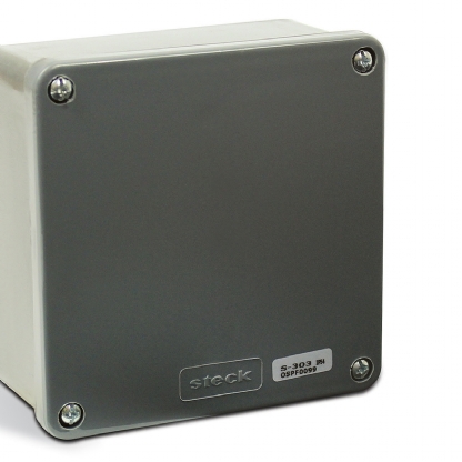 Caixa Passagem S303 100X100X47mm Sem Embutes Ip54 - Steck