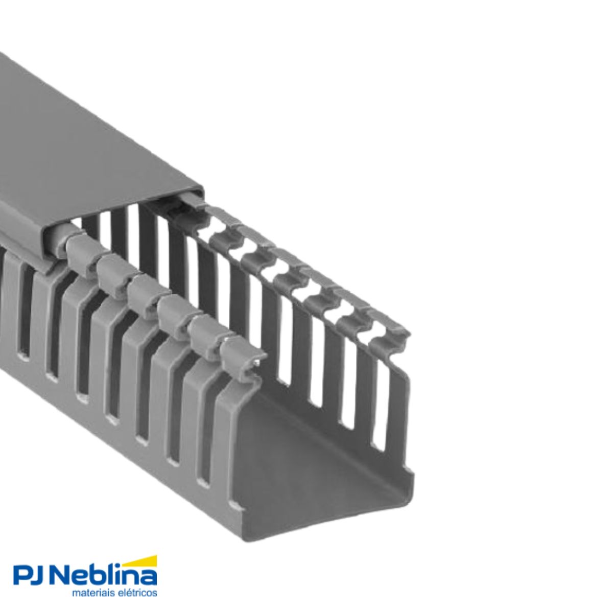 Canaleta Pvc Rec Aberto 30X30 (Br C/2M) Cz C/Tampa S/Divisória S/Adesivo - Dutoplast