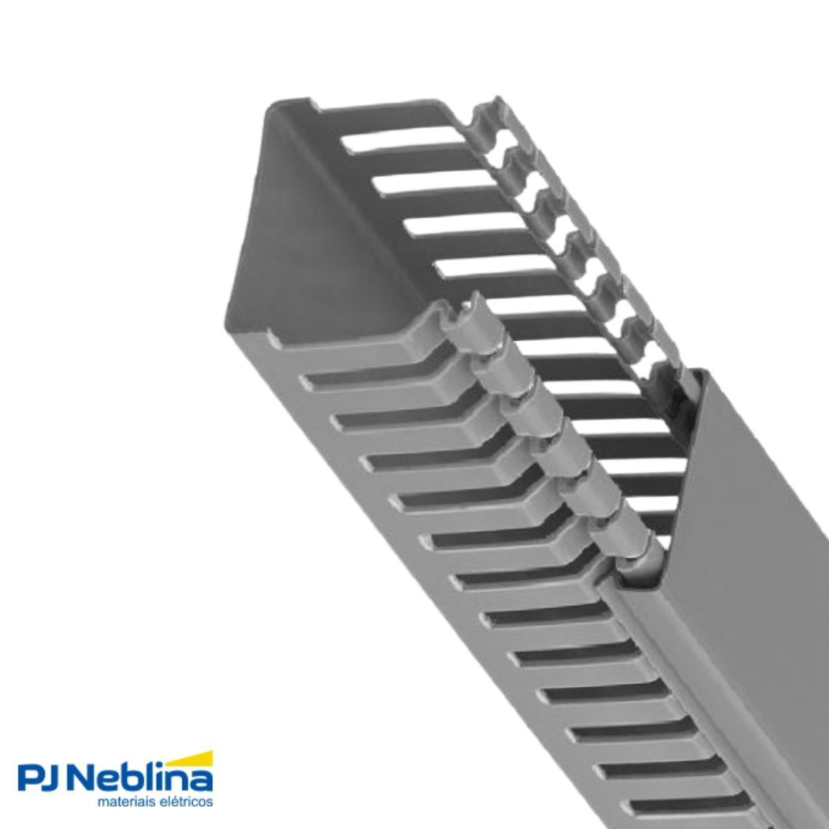 Canaleta Pvc Rec Aberto 30X30 (Br C/2M) Cz C/Tampa S/Divisória S/Adesivo - Dutoplast