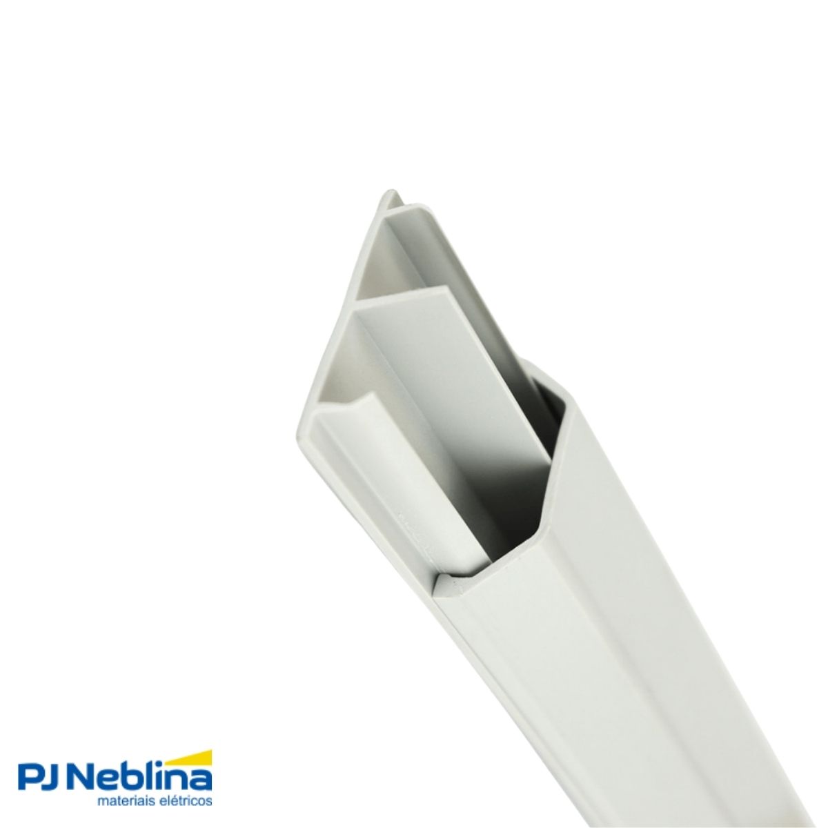 Canaleta Pvc Piso 50X20 (Br C/2M) Cz C/Tampa C/Divisória S/Adesivo - Dutoplast